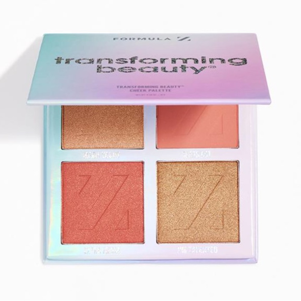 ❤️ SALE! Formula Z Transforming Beauty Cheek Palette Blush & Highlights 4 Shades